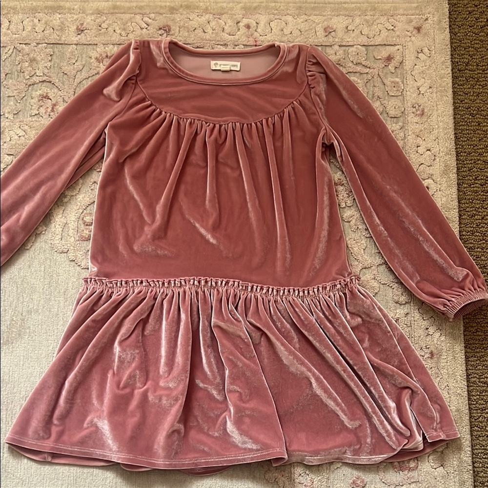 Tucker + Tate Velvet Pink Girls Dress